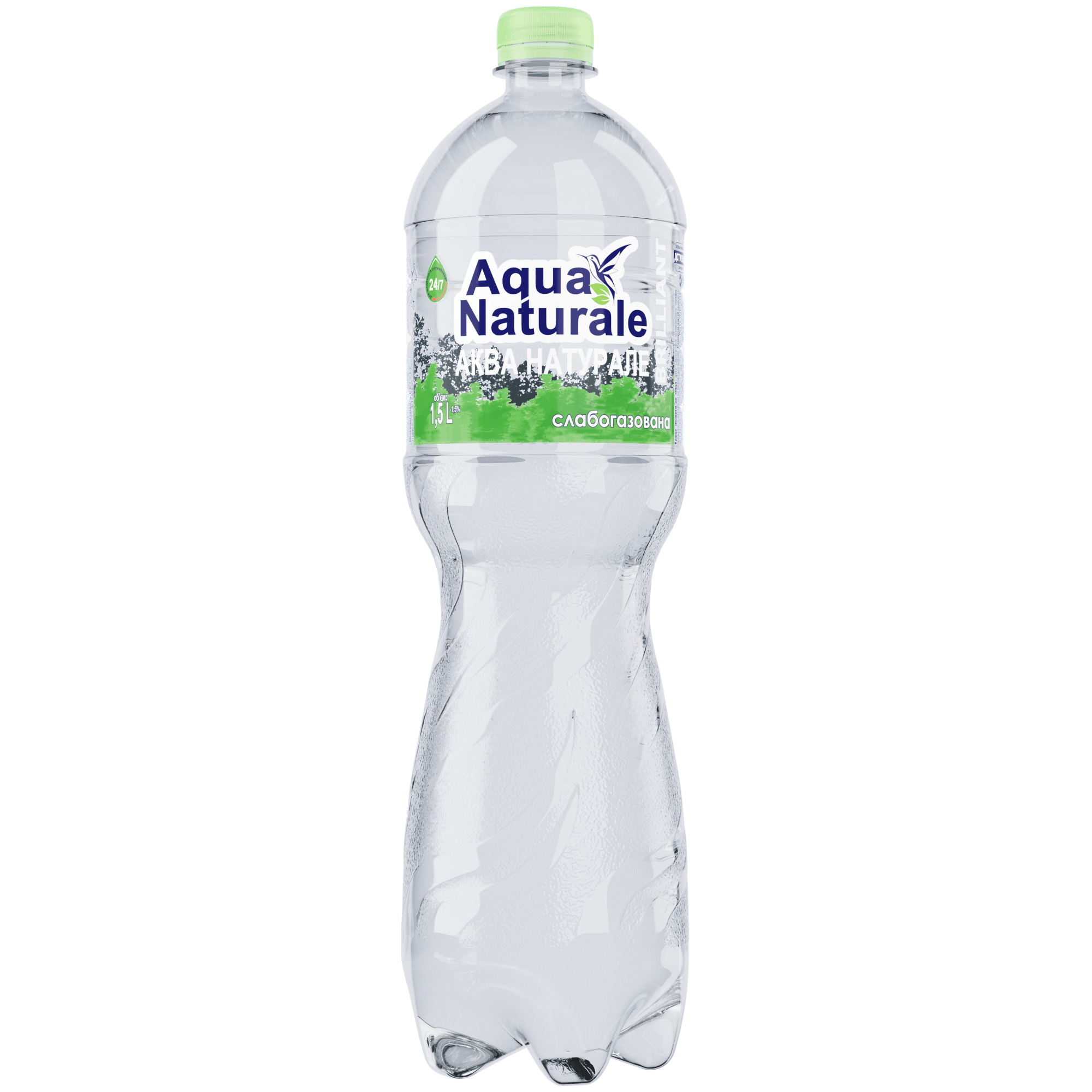 Вода слабогазована "Аква Натурале" 1,5л
